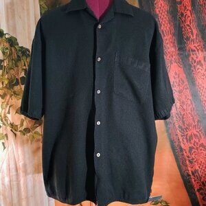 EUC: Natural Issue Sze XL Black Short Sleeve Shirt owned by Perry Ellis